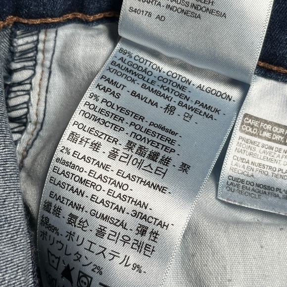 Levis Jeans Women's Size 31 Slimming Skinny Blue Stretch Denim Jeans - Picture 8 of 12